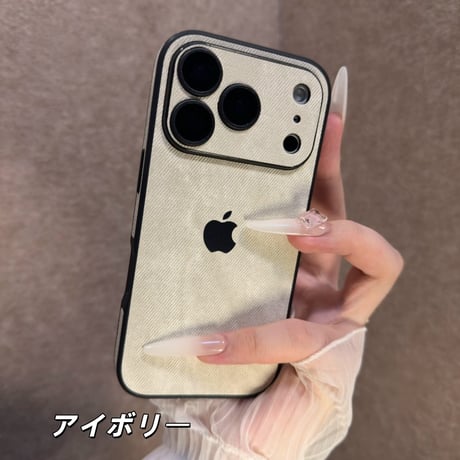 「446」iphone デニム ケース カメラフィルム付き iphone12~17シリーズ対応 スマホケース 大人 かわいい