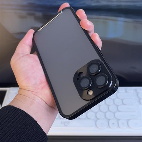 「340」半透明 iphone16pro ケース カメラフィルム付き iphone15/14 ケース 耐衝撃 おしゃれ