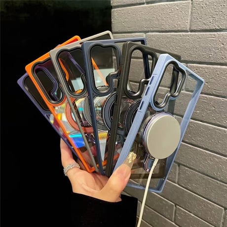 「187」galaxy マグセーフ ケース galaxy s24/s24+ スマホケース 透明