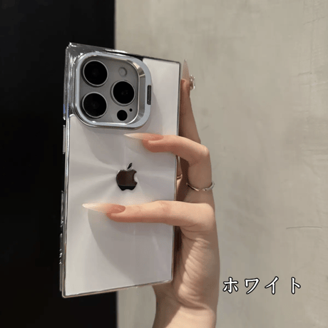 「405」隠しスタンド付き iphoneケース スクエア型 iphone17pro/16/15 ケース 個性的 おしゃれ