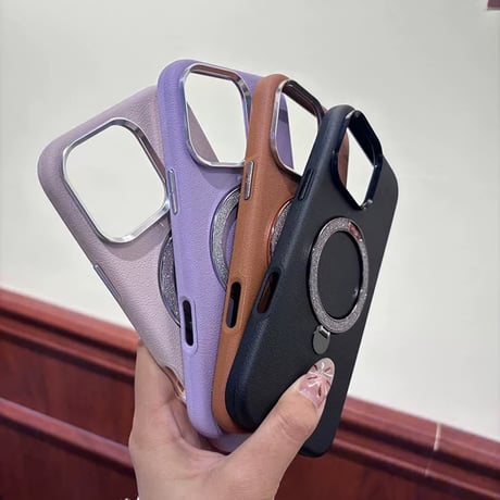 「387」iphone ケース マグセーフ スタンド付き iphone17/16/15 ケース 大人可愛い