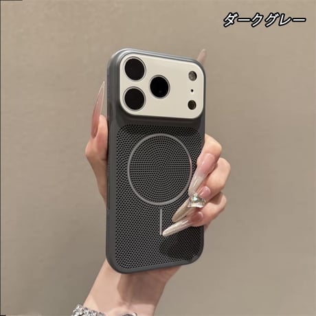「534」カメラ保護 iphone17/16/15 ケース 放熱 iphoneケース magsafe 対応