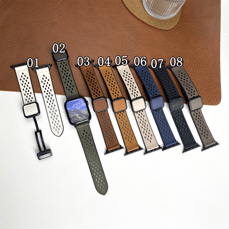 「216」apple watch Series 10/11 バンド 蒸れ ない アップルウォッチバンド マグネット 男女兼用