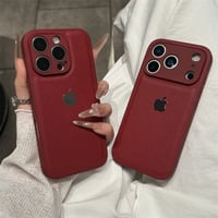 「502」大人 かわいい iphone ケース ライチ紋レザー iphone13~17シリーズ おそろい スマホケース