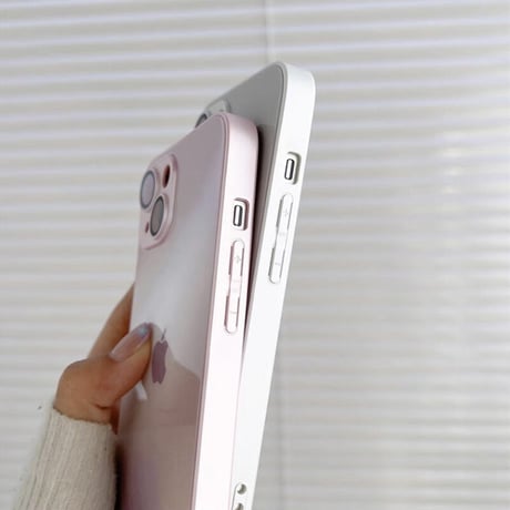 「005」グラデーションカラー iphone17/16/16pro ガラスケース カメラ保護 iphone15pro ケース おしゃれ