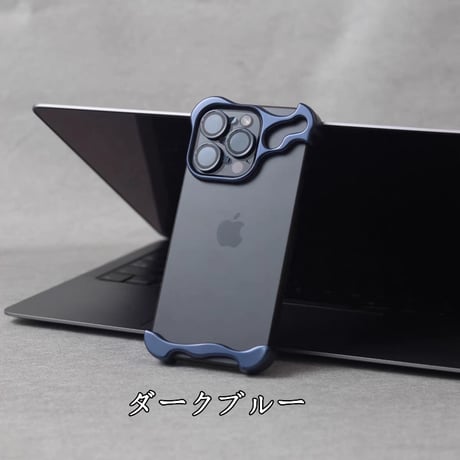 「181」iphone ケース メタル iphoneフレームレスケース  放熱 カメラ保護リング付き