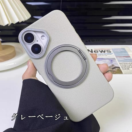 「281」iphone16/16promax magsafe 対応 ケース かわいい iphoneケース スタンド付き