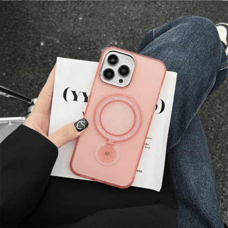 「349」マグセーフ ケース iphone17E/16pro/16E/15 ケース スタンド付き スマホケース 半 透明 おしゃれ galaxy s25/s24ケース