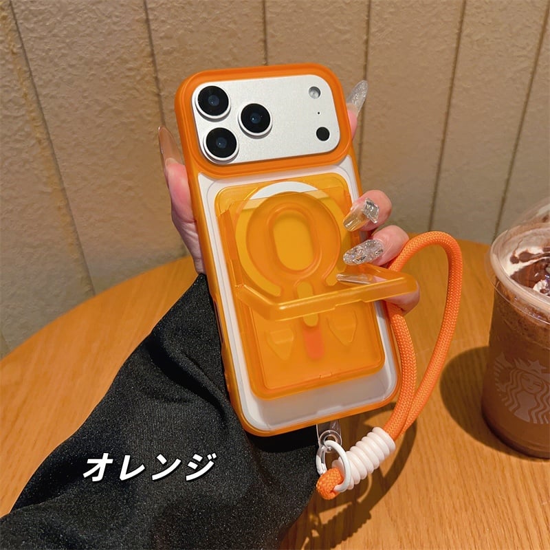 519」iphoneケース＋カードケース＋ストラップ3点セット magsafe