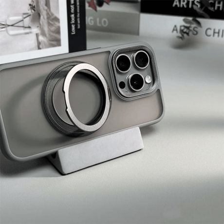 「394」magsafe ケース 放熱 iphone17/17pro/16pro/15pro ケース スタンド付き マット質感