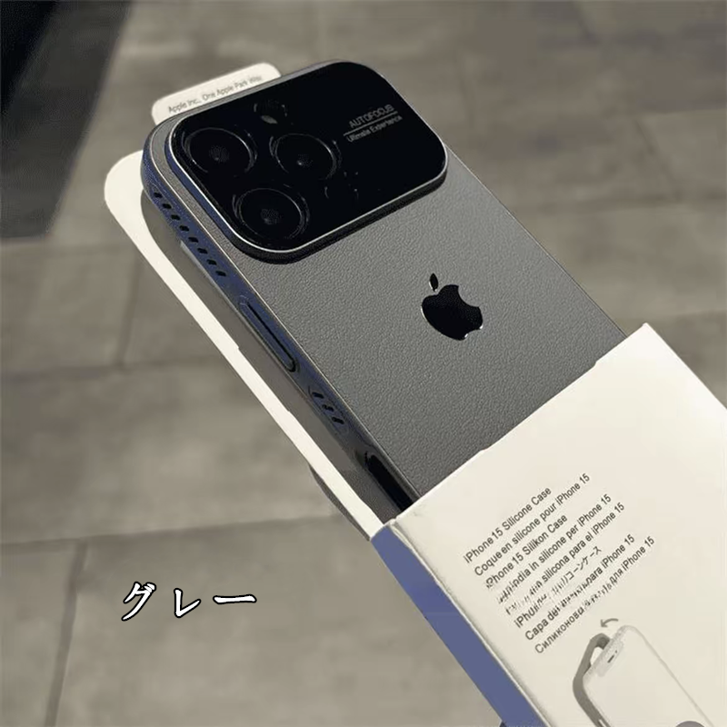 447」iphone17/17pro レザーケース 放熱 スマホケース シンプル