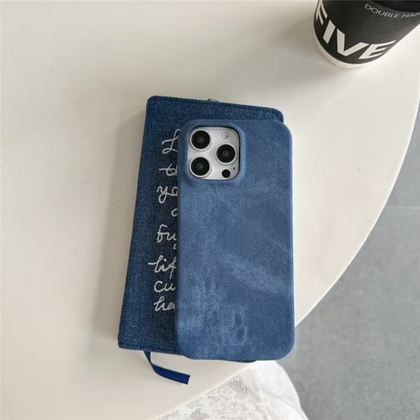 「378」iphoneケース デニム iphone16/16pro ケース シンプル おしゃれ