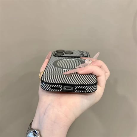 「536」iphone17/16 マグセーフ 対応 ケース iphone17pro/16pro ケース カーボン iphone15/14/13 ケース おすすめ メンズ