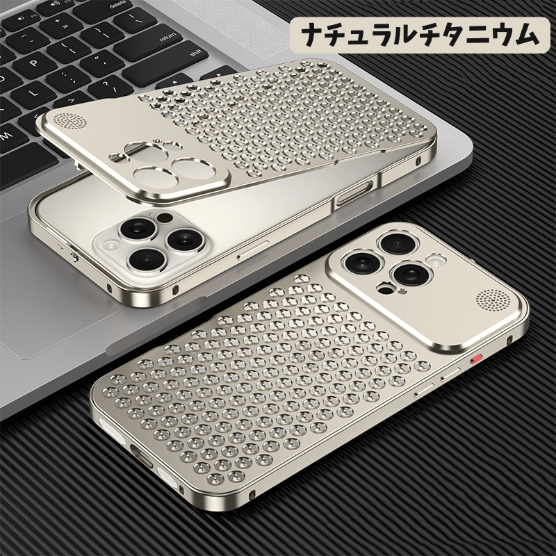 491」iphone17pro/17promax ケース アルミニウム合金 スマホケース 放