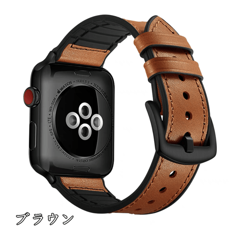 「170」アップル ウォッチ バンド 人気 男性 apple watch 革 バンド 高級