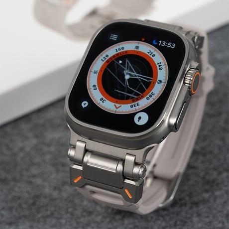 「129」アップル ウォッチ バンド 高級 メンズ apple watch シリコン バンド スポーツ