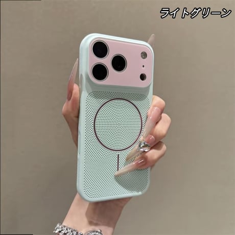 「534」カメラ保護 iphone17/16/15 ケース 放熱 iphoneケース magsafe 対応