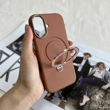 「387」iphone ケース マグセーフ スタンド付き iphone17/16/15 ケース 大人可愛い