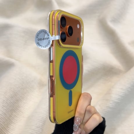 「529」マルチカラー iphoneケース 夏っぽい オーロラ magsafe スマホケース 韓国 かわいい