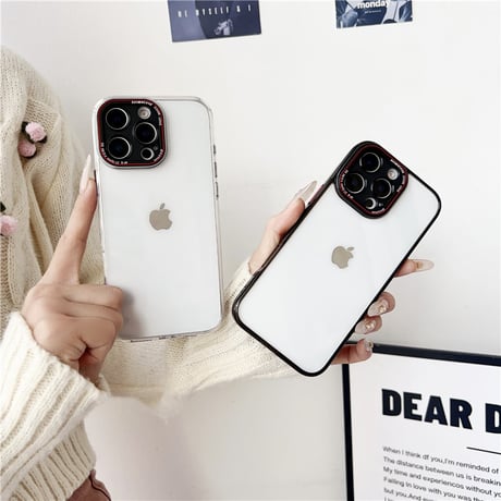 「424」iphone17/16クリア ケース 耐衝撃 magsafe 透明 ケース お揃い