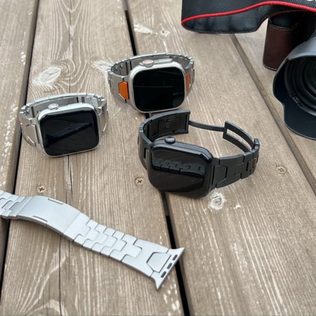「522」apple watch バンド メンズ かっこいい アップル ウォッチ ステンレス バンド 工具不要