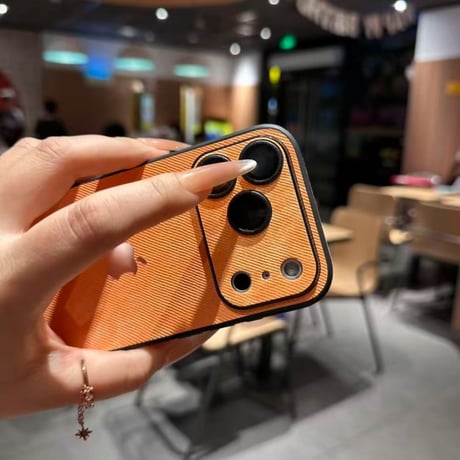 「446」iphone デニム ケース カメラフィルム付き iphone12~17シリーズ対応 スマホケース 大人 かわいい