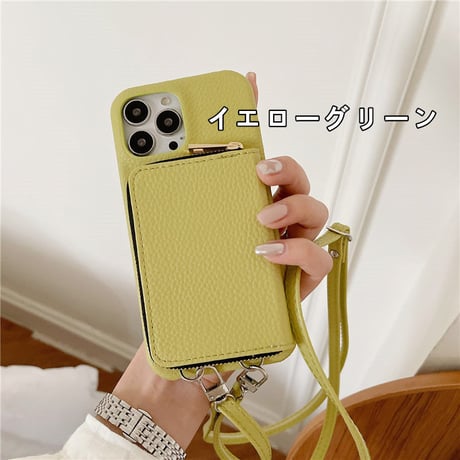 「083」iphone15/15pro ケース ショルダー おしゃれ iphone14 ケース 財布 代わり