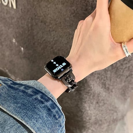 「171」アップル ウォッチ バンド チェーン apple watch バンド おしゃれ