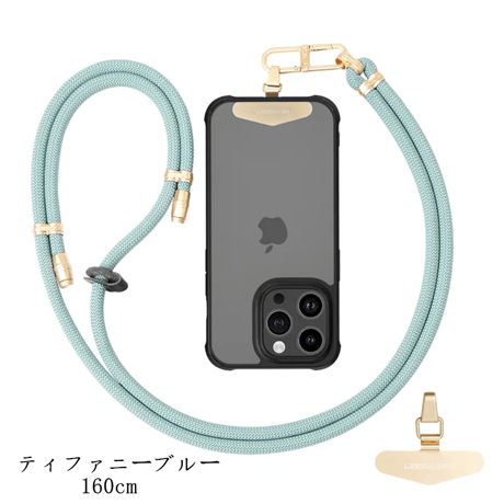 「152」iphone ショルダー ストラップ おしゃれ 全機種対応 スマホショルダー 紐 挟むだけ ホルダー＋ストラップ