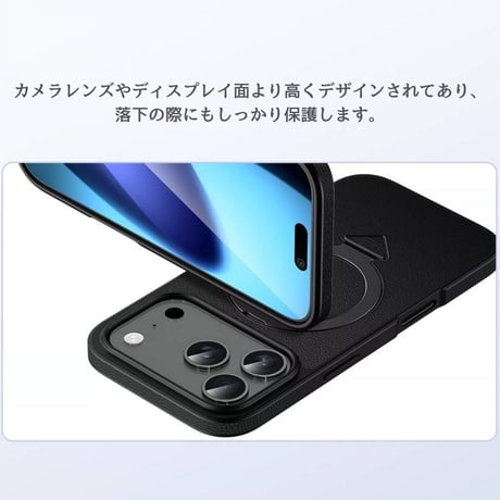 「289」magsafeケース 牛革 iphone17/17pro ケース 高級 iphone ケース スタンド機能