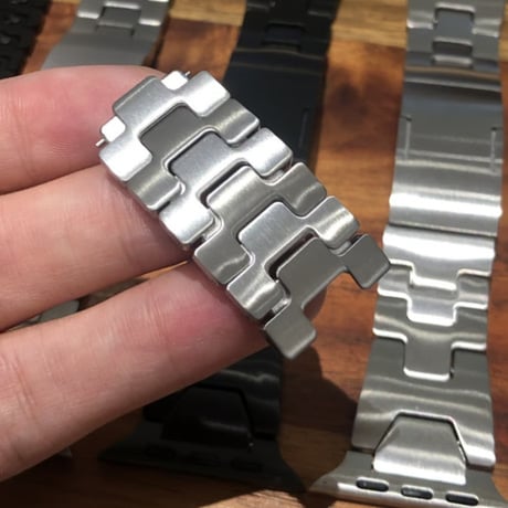 「522」apple watch バンド メンズ かっこいい アップル ウォッチ ステンレス バンド 工具不要