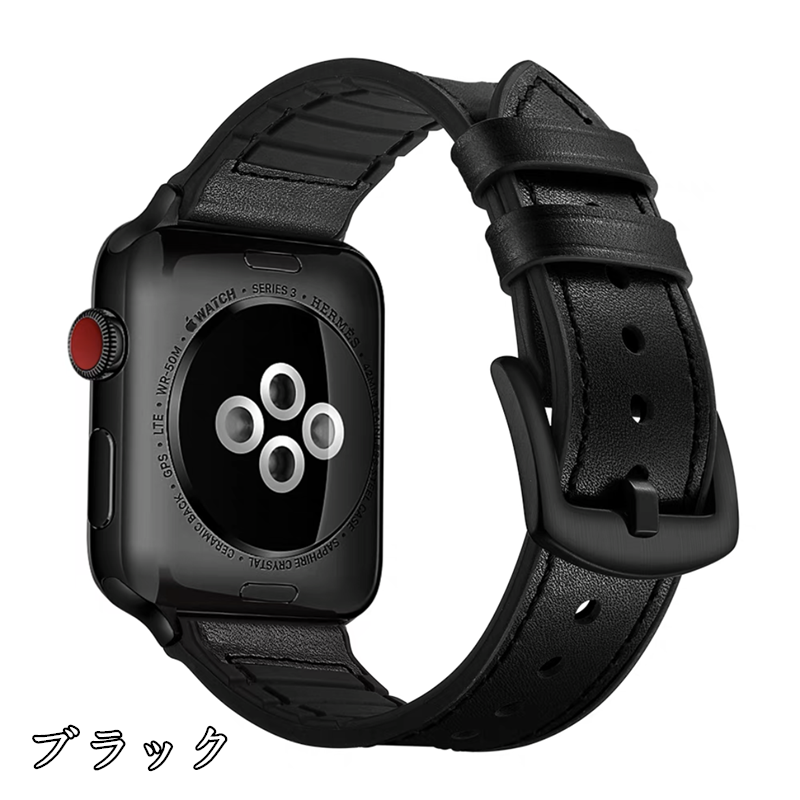 Hermès Apple Watch series10 革バンド ブラック 【公式通販】