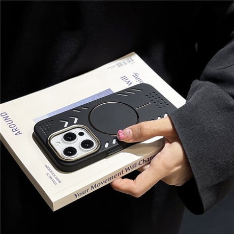「421」iphone17/17pro ケース 放熱 magsafe ケース おしゃれ