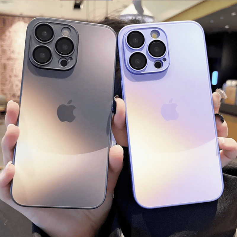 109」カメラ保護フィルム付き iphone15pro/14 ケース グラデーション 
