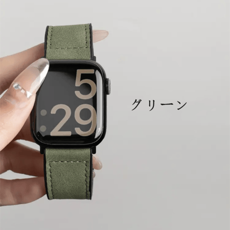 「319」apple watch バンド マグネット アップル ウォッチ バンド おしゃれ メンズ レザー＋シリコン