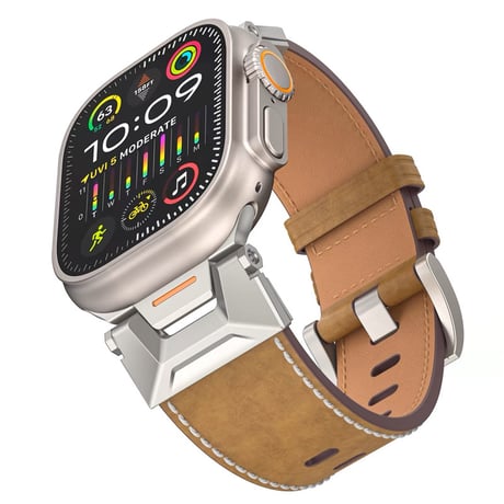 「157」アップル ウォッチ バンド 高級 メンズ apple watch7/8/Ultra バンド レザービジネス