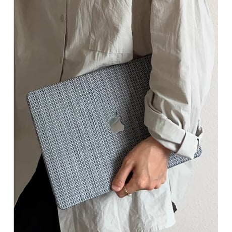 「186」macbook air ケース 13/14 インチ パソコン ケース おしゃれ 編み風