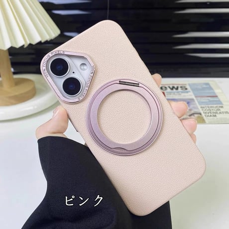 「281」iphone16/16promax magsafe 対応 ケース かわいい iphoneケース スタンド付き