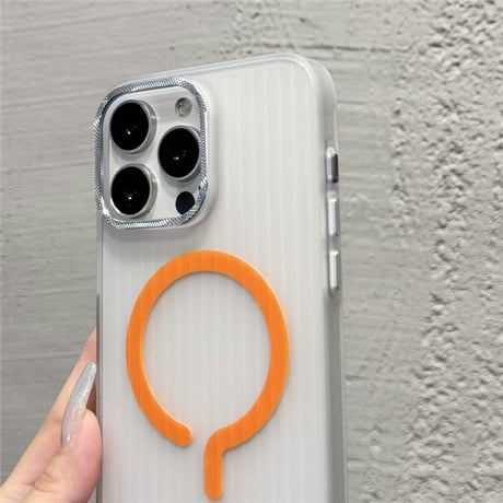 「331」magsafe 対応 ケース iphone16pro/15 ケース 黄ばまない スマホケース 半 透明