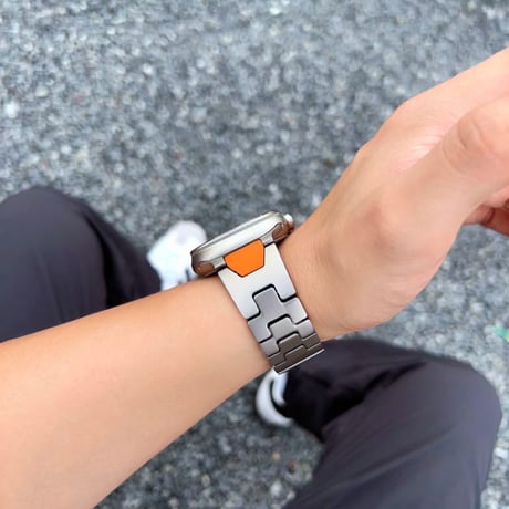 「522」apple watch バンド メンズ かっこいい アップル ウォッチ ステンレス バンド 工具不要