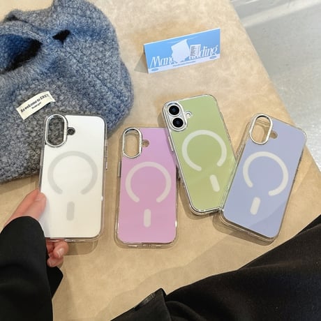 iPhoneケース購入で、サファイアカメラフィルムをプレゼント！「464」iphone17/17pro ガラスケース 薄い 軽い iphone airケース magsafe対応 おしゃれ