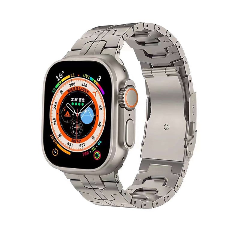117」apple watch チタン バンド ultra/se/8 ビジネス アップル