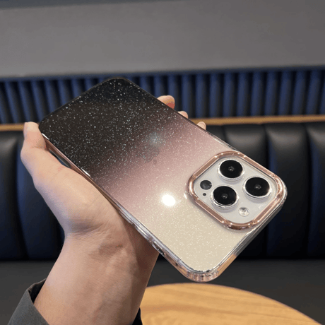 「126」キラキラ iphone17/16 ケース クリア iphone ケース グラデーション