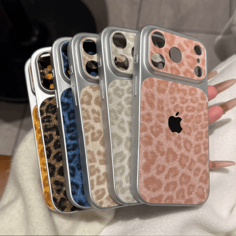 「496」ヒョウ柄 スマホケース キラキラ iphone17/17proケース かわいい