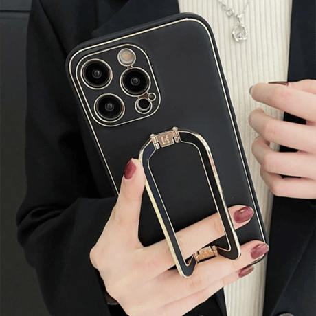 「385」iphone スタンド 付き ケース レザー iphone16/15 ケース 大人可愛い