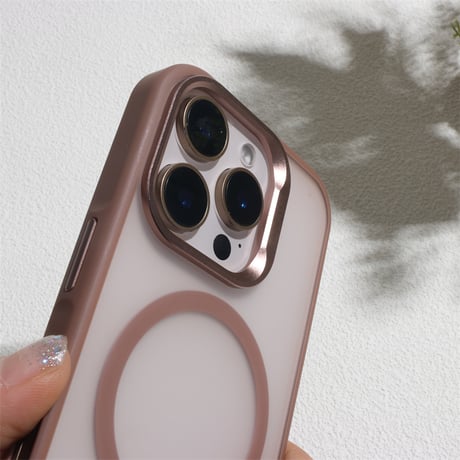「397」マグセーフ ケース iphone17/16/15pro ケース マット 半透明 指紋防止