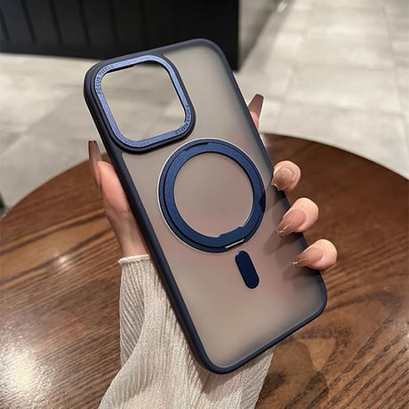 「139」マグセーフ ケース iphone15/14 ケース スタンド付き iphone 耐 衝撃 ケース マット 指紋防止