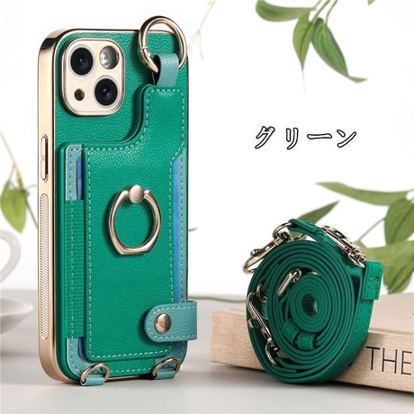 「260」スマホ ショルダー メンズ レディース iphone16 ケース カード収納 スタンド