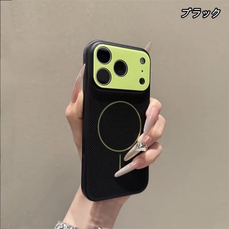 「534」カメラ保護 iphone17/16/15 ケース 放熱 iphoneケース magsafe 対応