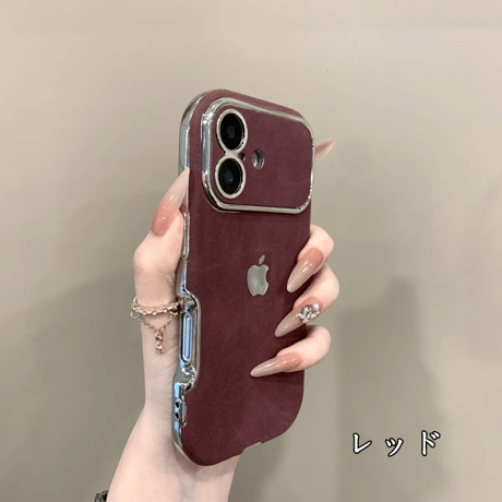 「377」iphone ケース スエード風 iphone16/15 ケース おしゃれ 耐衝撃